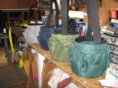 All bags have a strong Synthetic webbing handle strap